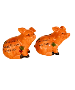 Lustiges Sparschwein sitzend (VPE 2)