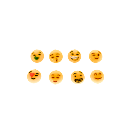 Emoji-Smiley Glücksbringer (VPE 100)