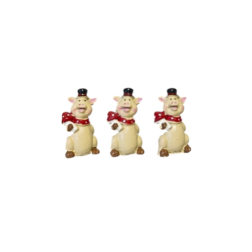 Schweinchen mit Zylinder (VPE 4)