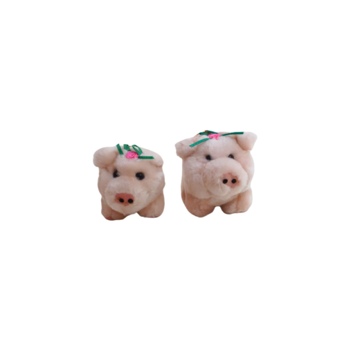 Plüschschwein mit Blume (VPE 15)