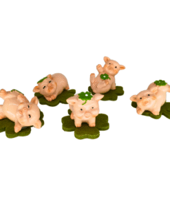 Schwein auf Filzklee (VPE 10)