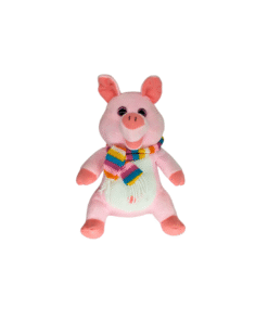 Plüschschwein mit Schal (VPE 10)