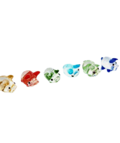 Glasschwein, 1,5 cm, farb. (VPE 48)