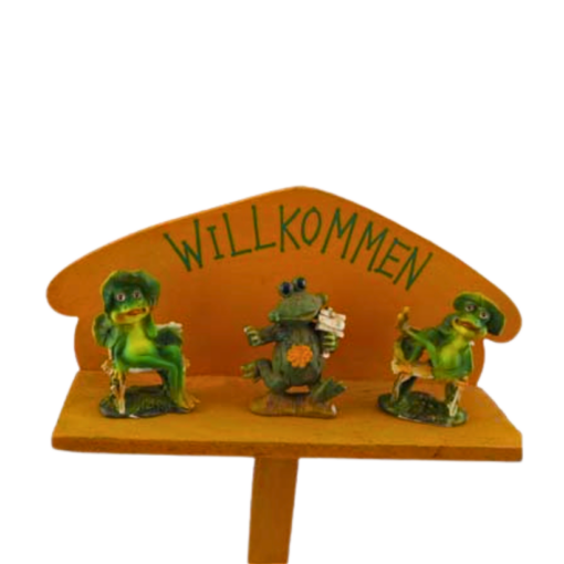 Polystein Frosch Set (48 Stk.) in Holzkiste