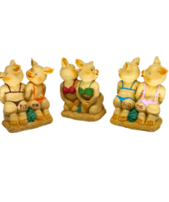 2 Schweine im Bikini "Kiss me" (VPE 12)