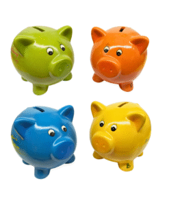 Sparschwein mit verschiedenen Sprüchen (VPE 1)