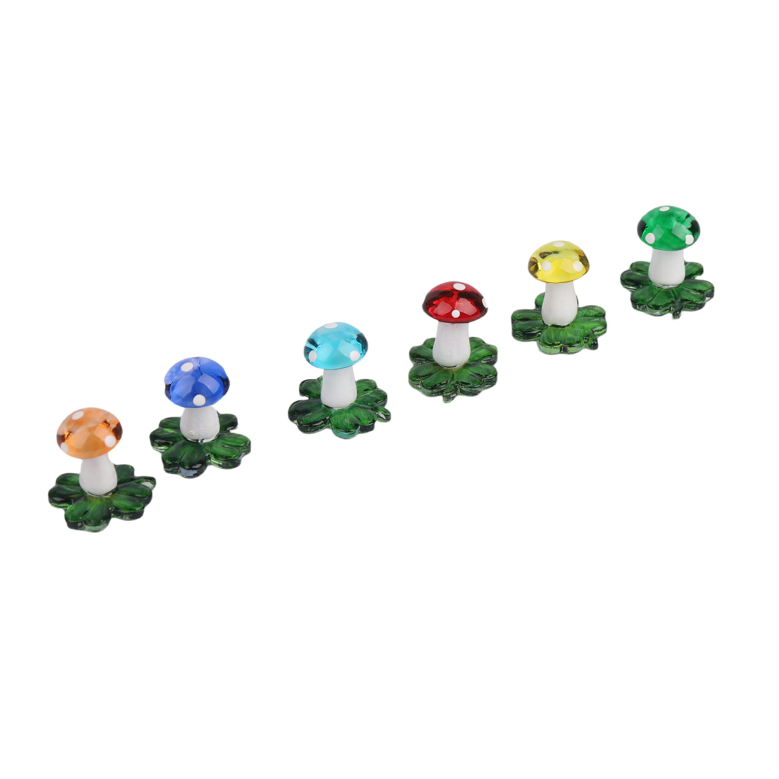 Glaspilz färbig auf Glasklee (VPE 12)