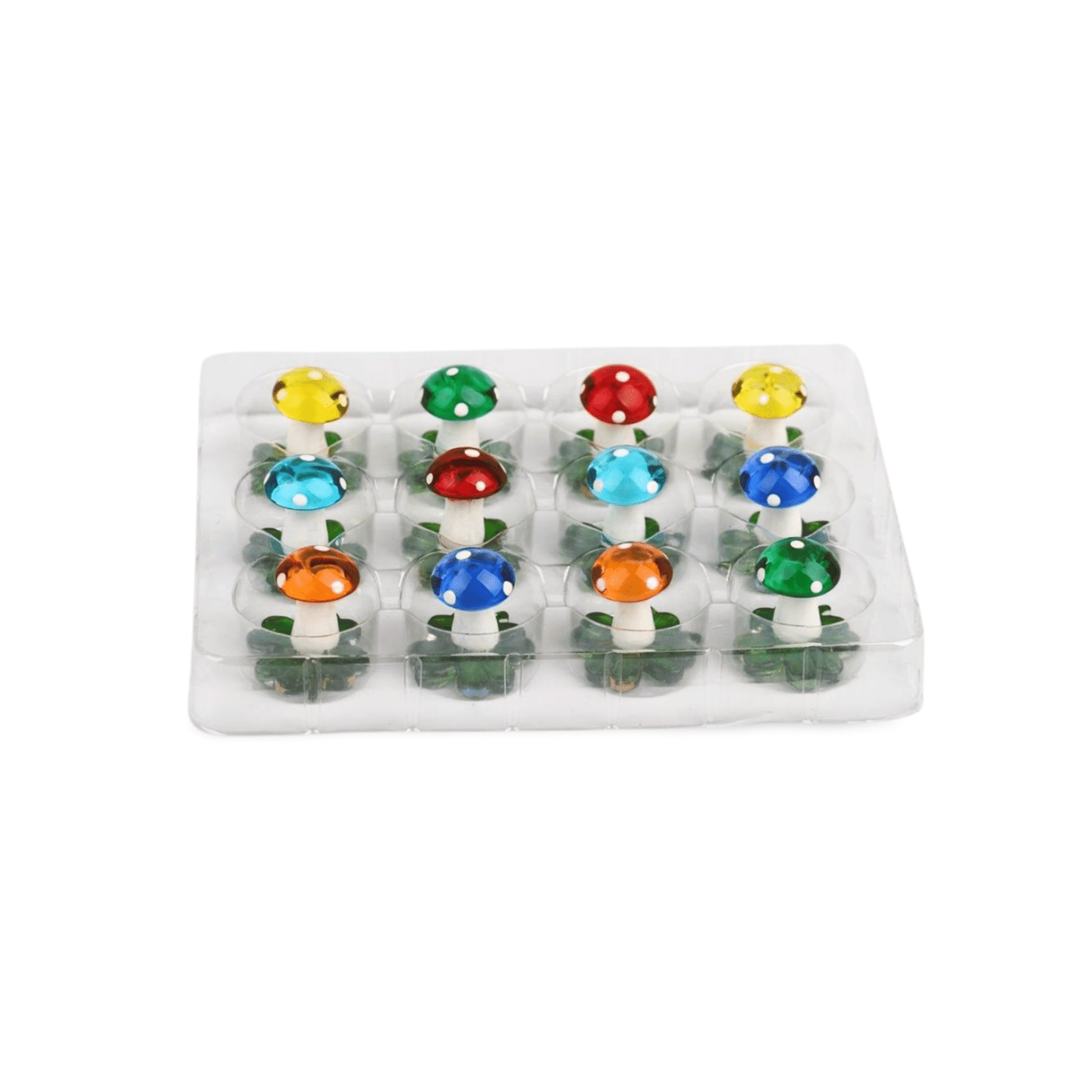 Glaspilz färbig auf Glasklee (VPE 12) – Bild 3