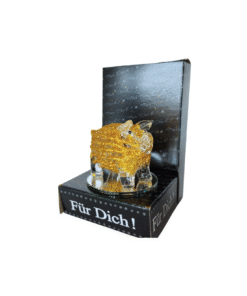 Alternative view of Glasschwein Kugel gold (VPE 10)