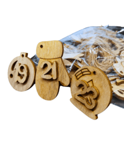 Alternative view of Adventkalender Holz (48teil)