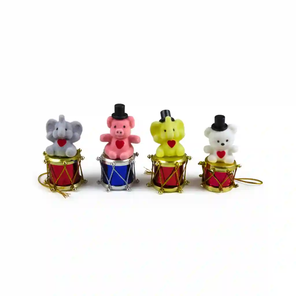 Beflockte Figuren auf Trommel (VPE 25)