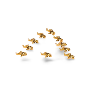 Metalltalis gold, Elefant lang (VPE 100)