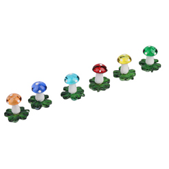 Glaspilz färbig auf Glasklee (VPE 12)