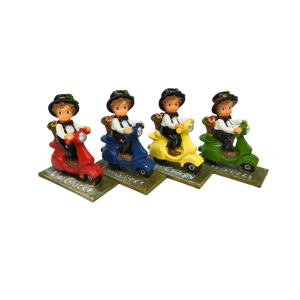 Rauchfangkehrer auf Moped (VPE 12 Stk.)