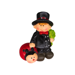 Keramiksparkasse Rauchfangkehrer mit Käfer (VPE 6)