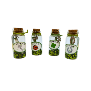 Wunschglas Glücksbringer, sortiert (VPE 24)