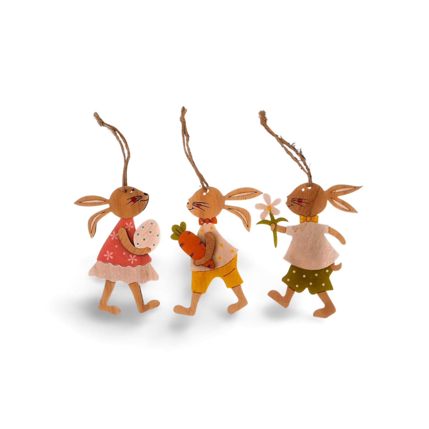 Holz Osterhase bunt gross. verschiedene Motive – Bild 2