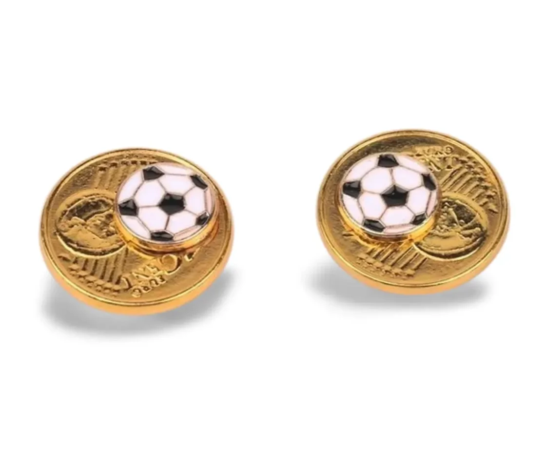 Goldmünze mit Fußball (VPE 50)