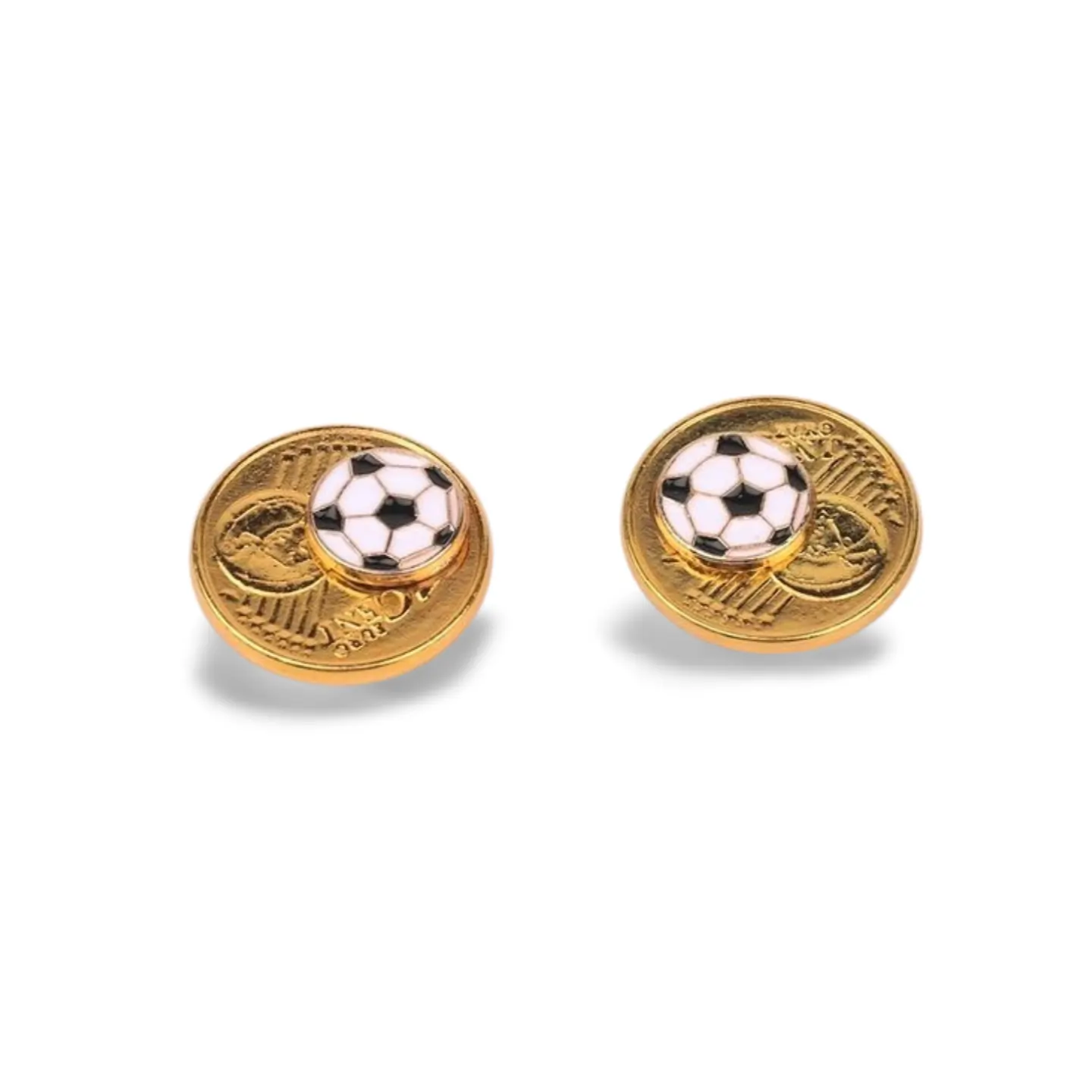 Goldmünze mit Fußball (VPE 50)