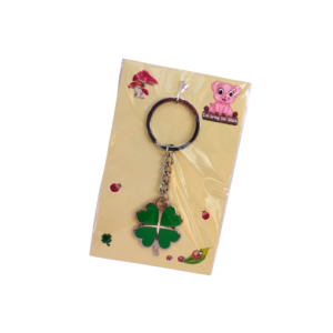 Schlüsselanhänger mit Kleeblatt (VPE 12)