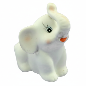 Porz.Elefant weiss unglasiert (VPE 10)