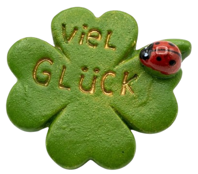 Kleeblatt mit Marienkäfer (VPE 12)