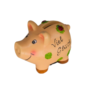 Keramikschwein Sparkasse "Viel Glück" (VPE 6)