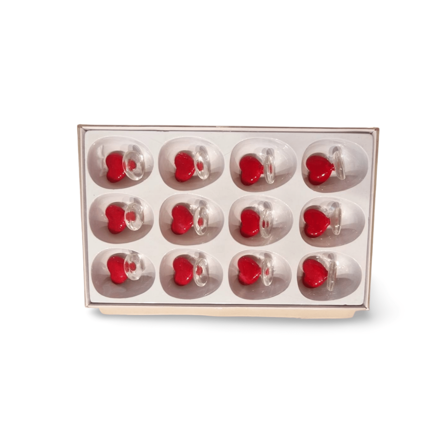 Glasherz auf Sockel (VPE 12) – Bild 2