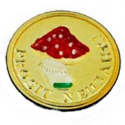 Münze, gold, bemalt (VPE 100)
