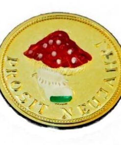 Münze, gold, bemalt (VPE 100)
