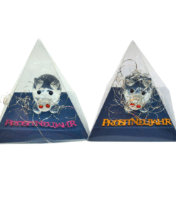 Alternative view of Pyramide Glasfigur geschliffen (VPE 24)