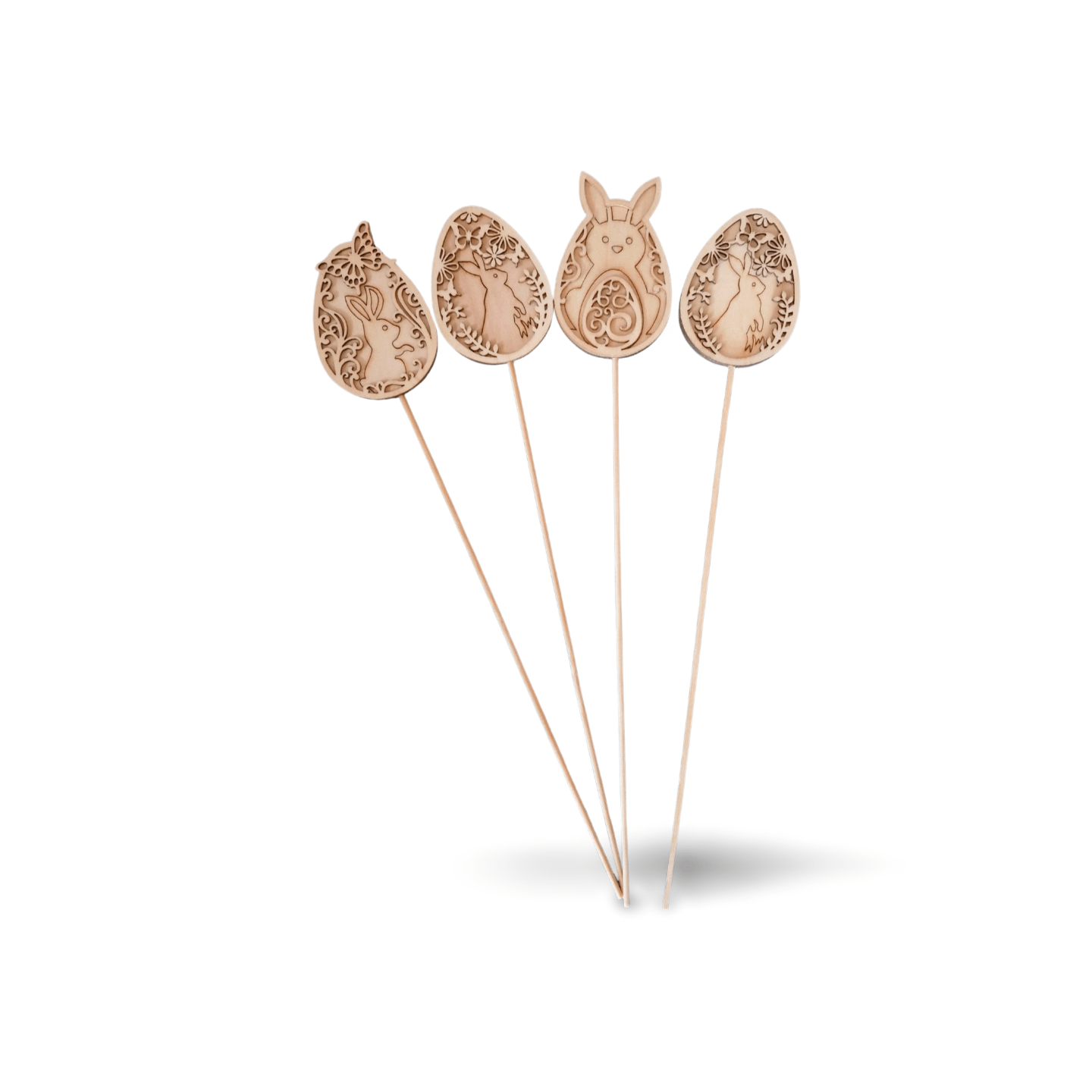 Holz Osterhase 3D verschiedene Motive