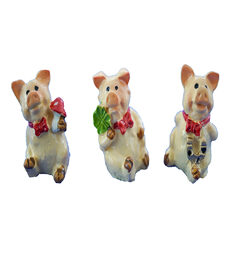 Alternative view of Resinschwein mit Mascherl (VPE 24)