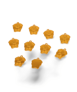 Alternative view of Metalltalis mattgold, Schwein (VPE 100)