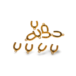 Alternative view of Metalltalis gold; Hufeisen "Good Luck" (VPE 100)