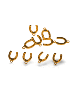 Alternative view of Metalltalis gold; Hufeisen "Good Luck" (VPE 100)