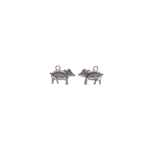 Metalltalis silber, Schwein stehend (VPE 100)
