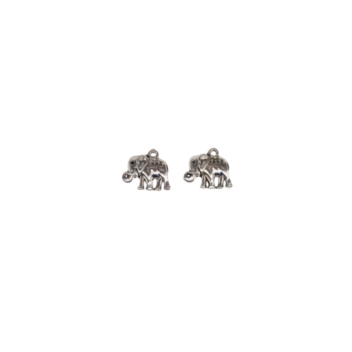 Metalltalis silber, Elefant (VPE 100)