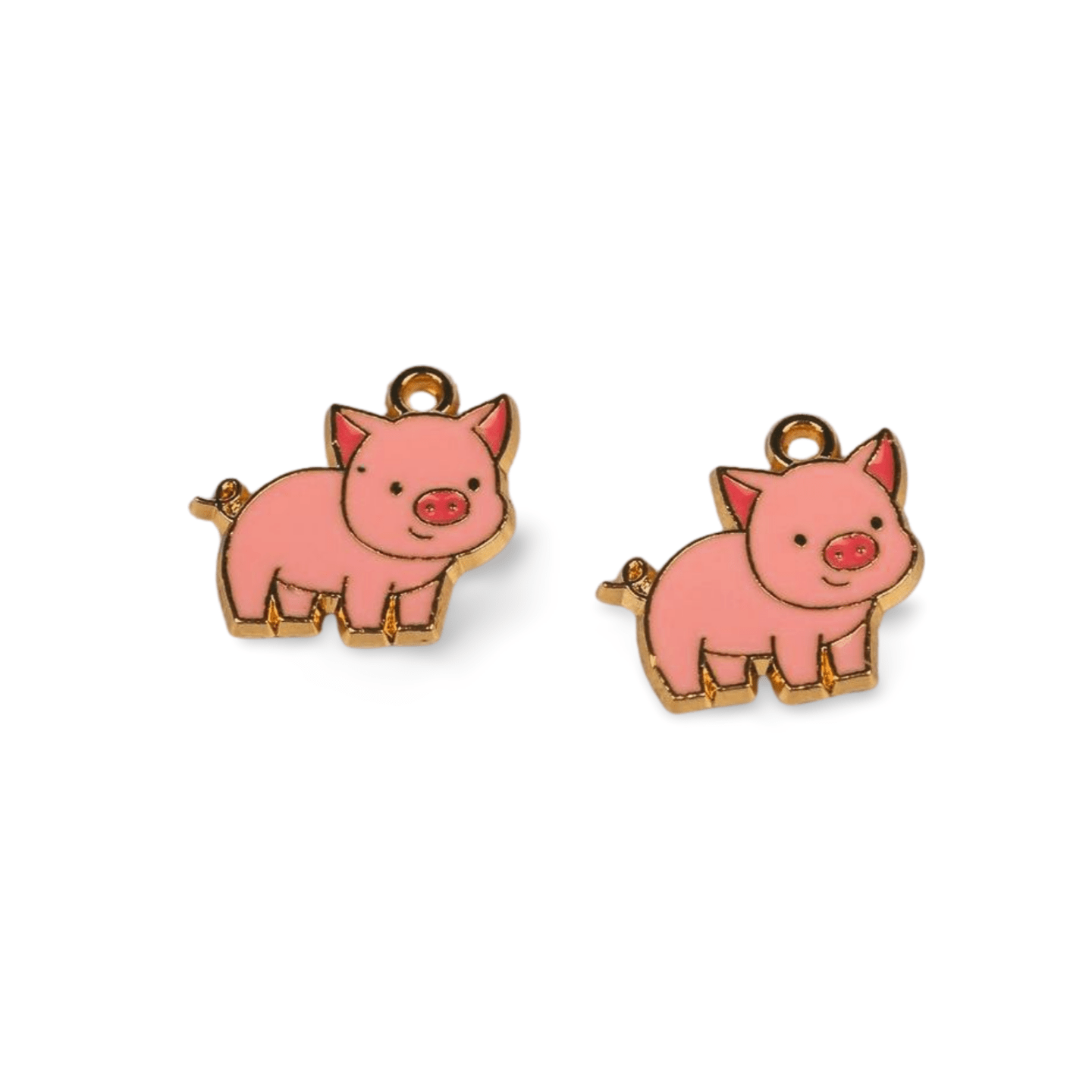 Metalltalis Schwein, gold (VPE 100)