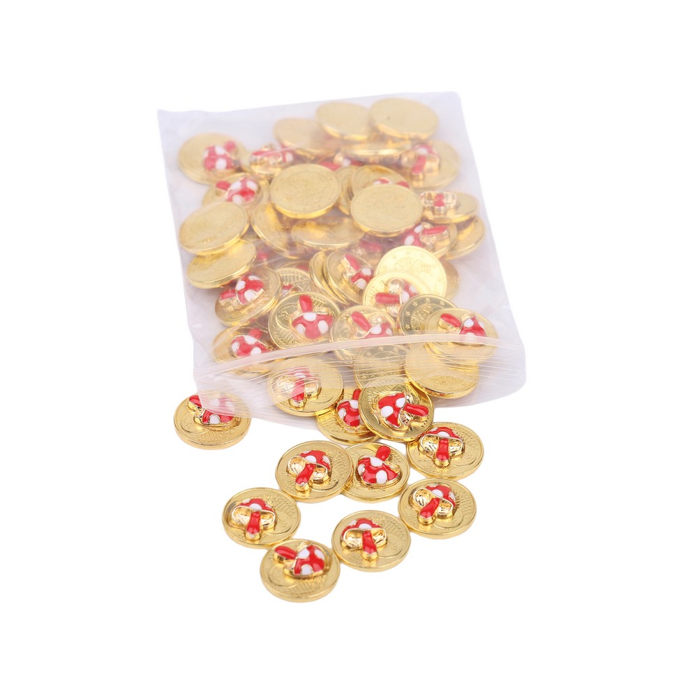 Goldmünze mit Fliegenpilz (VPE 50) – Bild 2