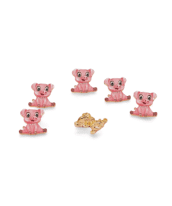 Alternative view of Metallglücksschwein, Sticker (VPE 50)