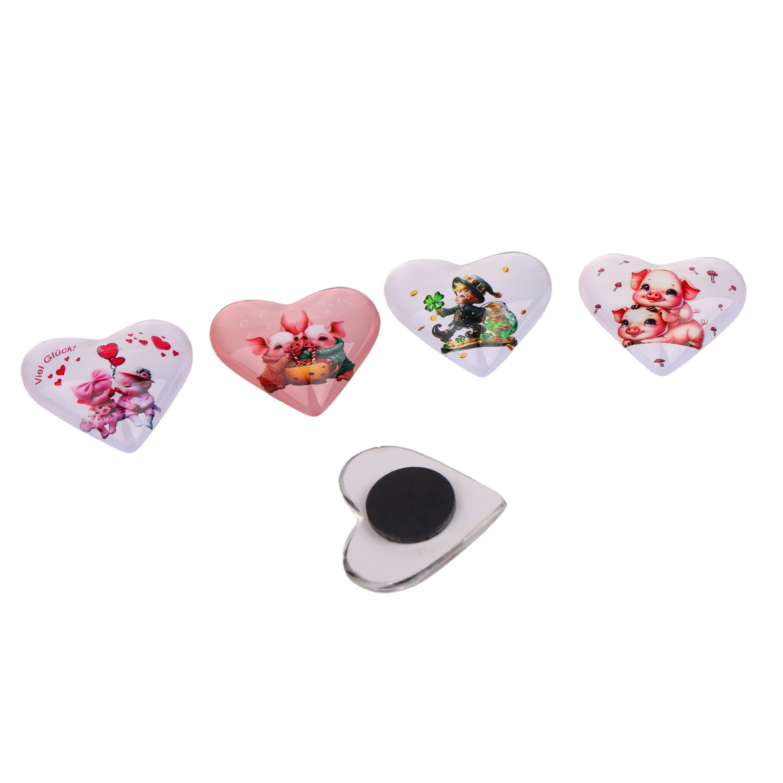 Magnet, Herz, 4.5 cm (VPE 16) – Bild 3