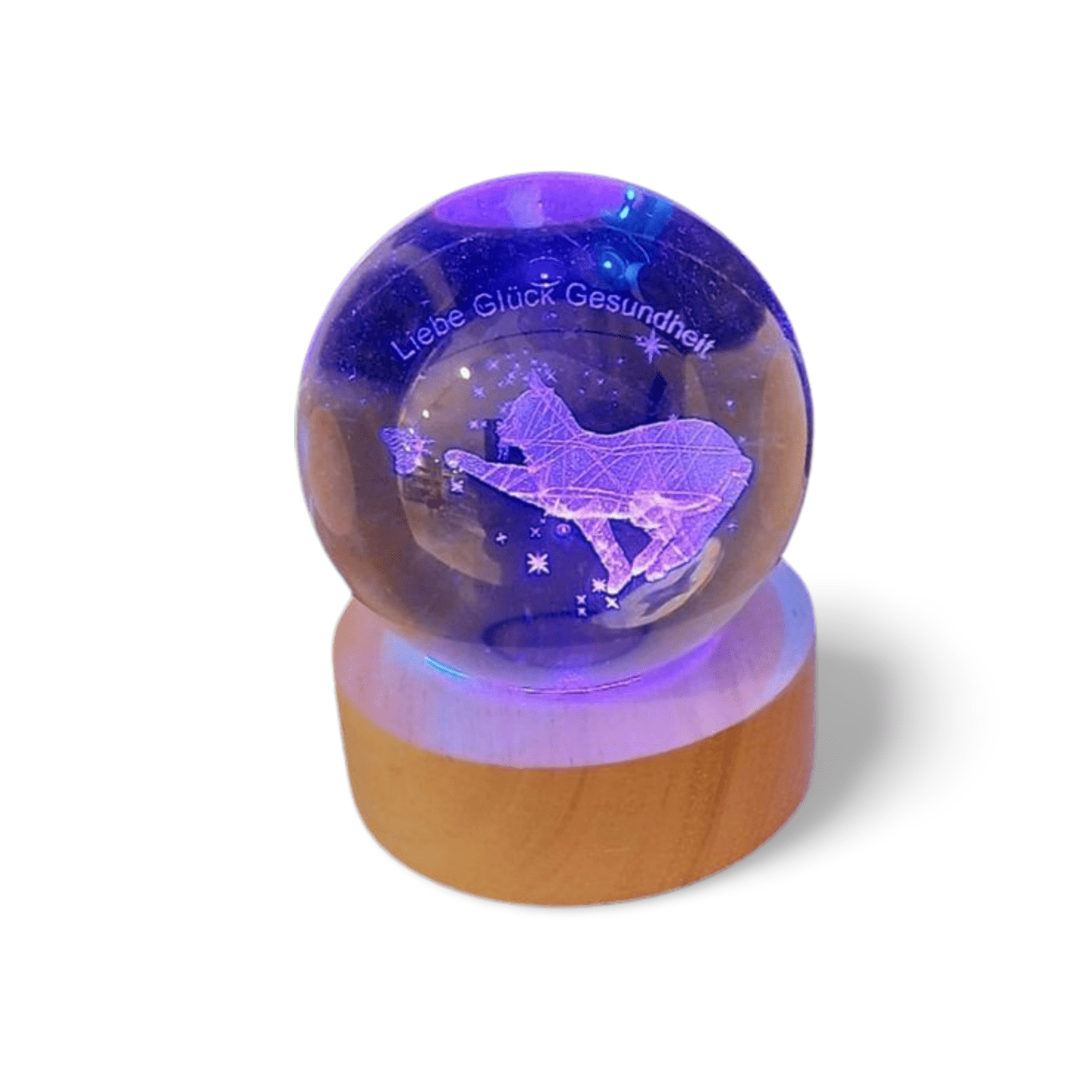 LED Kugel "Katze" (VPE 6) – Bild 2