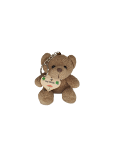 Alternative view of Bär mit Holzherz "Viel Glück" (VPE 12)