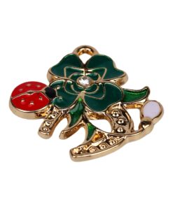 Metallhufeisen mit Klee, Sticker (VPE 50)