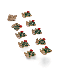 Alternative view of Metalltalis Hufeisen mit Kleeblatt (VPE 50)