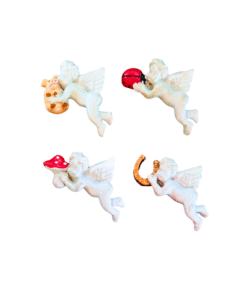Engel mit Glücksbringer mit Magnet (VPE 4)
