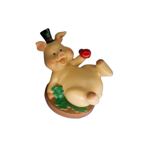 Polyschwein mit Zylinder liegend (VPE 4)